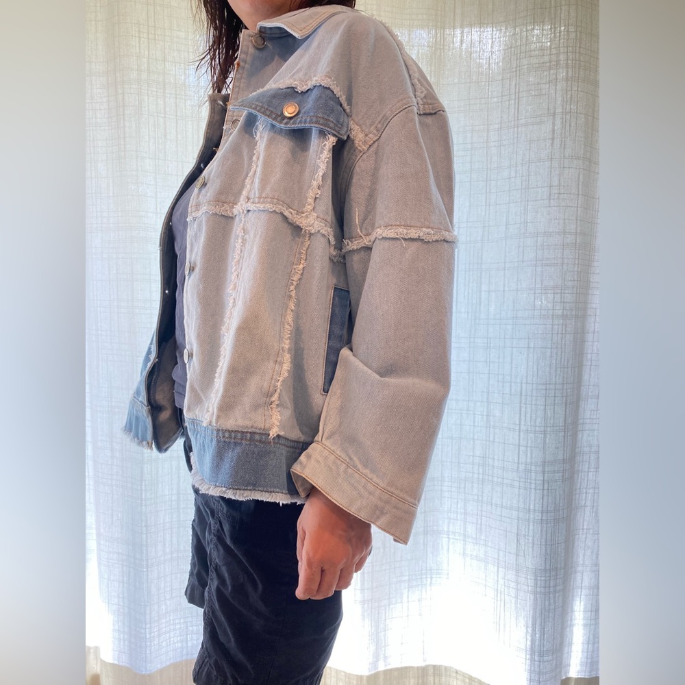 Patchwork Jean Jacket - image 2